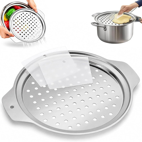 Edelstahl spätzlesieb mit - edelstahl,