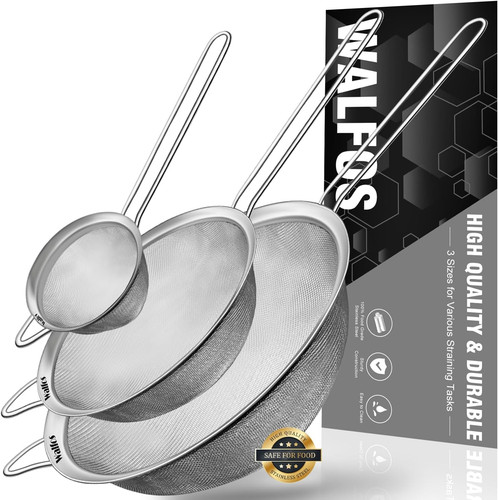 Feinmaschsieb set edelstahl - feinmaschsieb-set,