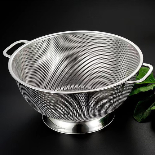 Edelstahlsieb 5cm groß - 28,5cm,